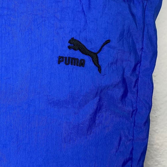 Vintage Men’s Blue Puma Windbreaker pants sz Large - Picture 4 of 5